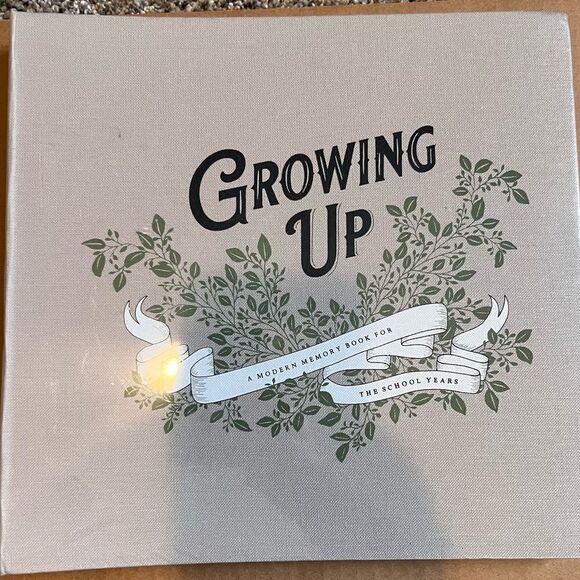 Growing Up A Modern Memory Book for the School Years Format: Hardback - Picture 1 of 3